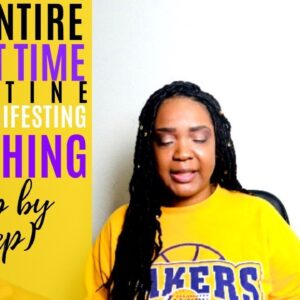 My Night Time ROUTINE for Manifesting with the Law of Attraction | How to Manifest