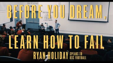 Stoicism and How to Gauge Success | Ryan Holiday Speaks to USC Football Team