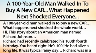 A 100-Year-Old Man Walked In To Buy A New CAR... What Happened Next Shocked Everyone..