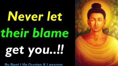 Never Let Their BLAME Get YOU..!! Buddha Quotes On Blame | Best Buddha Inspiration | Buddhism
