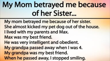 My mom betrayed me because of her sister...( What a beautiful story it is..)