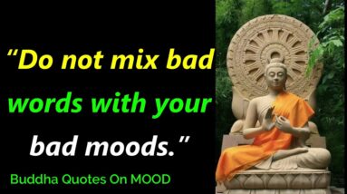 Not in The RIGHT MOOD?? Watch THIS!! Buddha Quotes on Mood | Change Mood To Happy | Buddhism on Mood